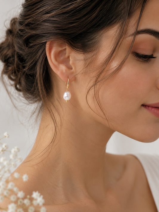 Lily Pearl Hook Earrings