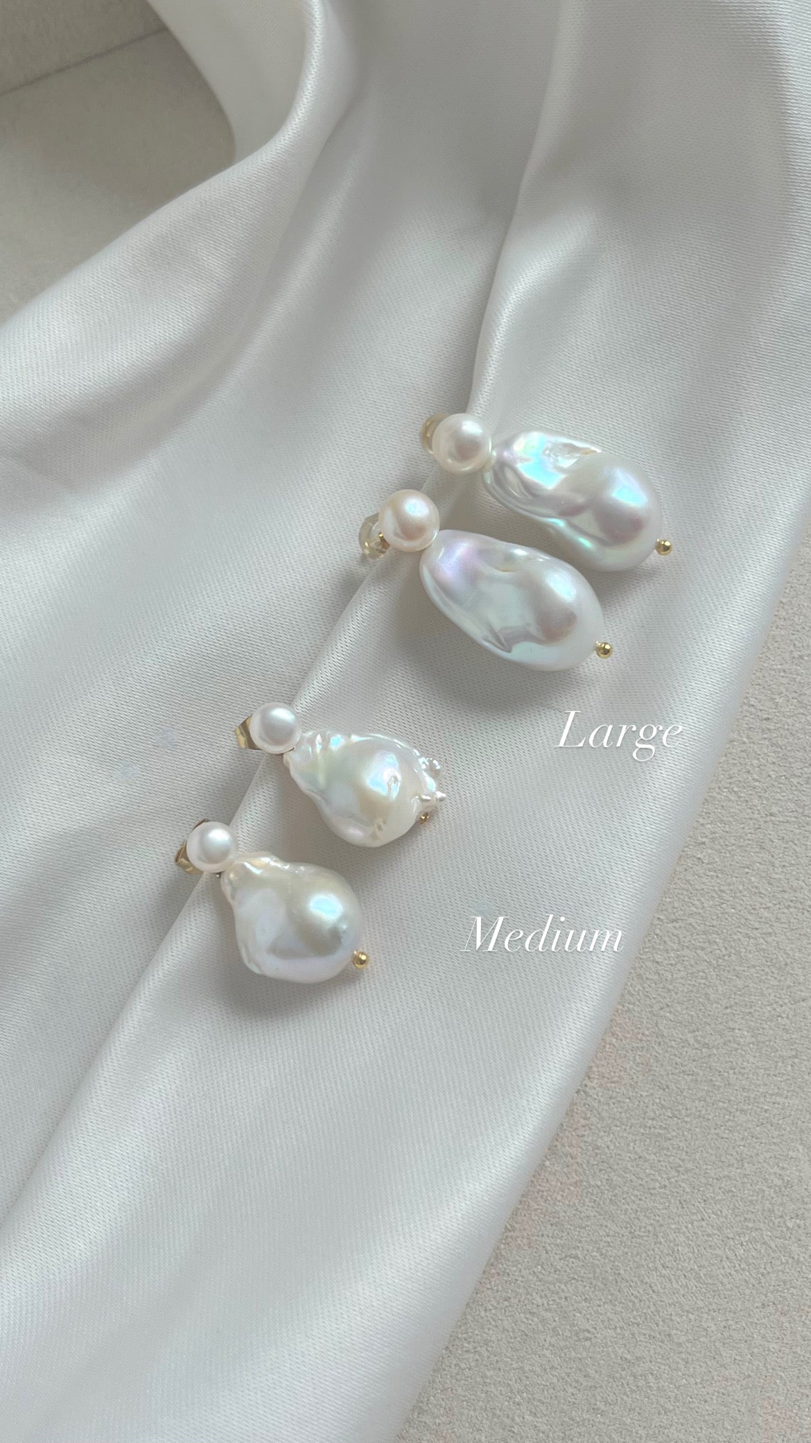 Mara Large Pearl Earrings