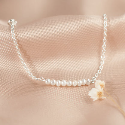 KATE TINY PEARL BAR BRACELET