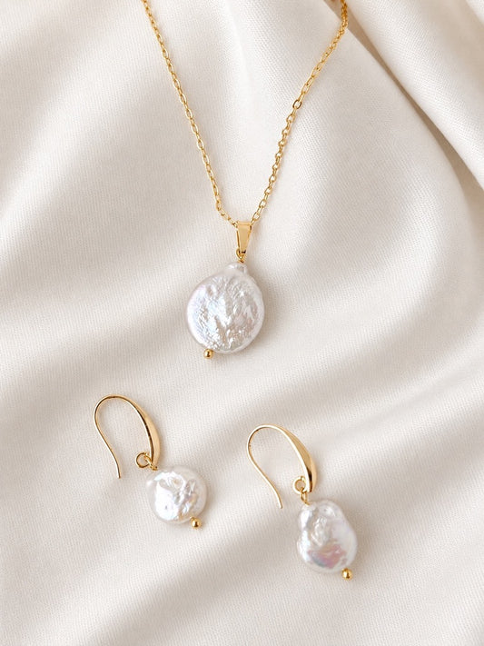 Mia Coin Pearl Necklace & Set
