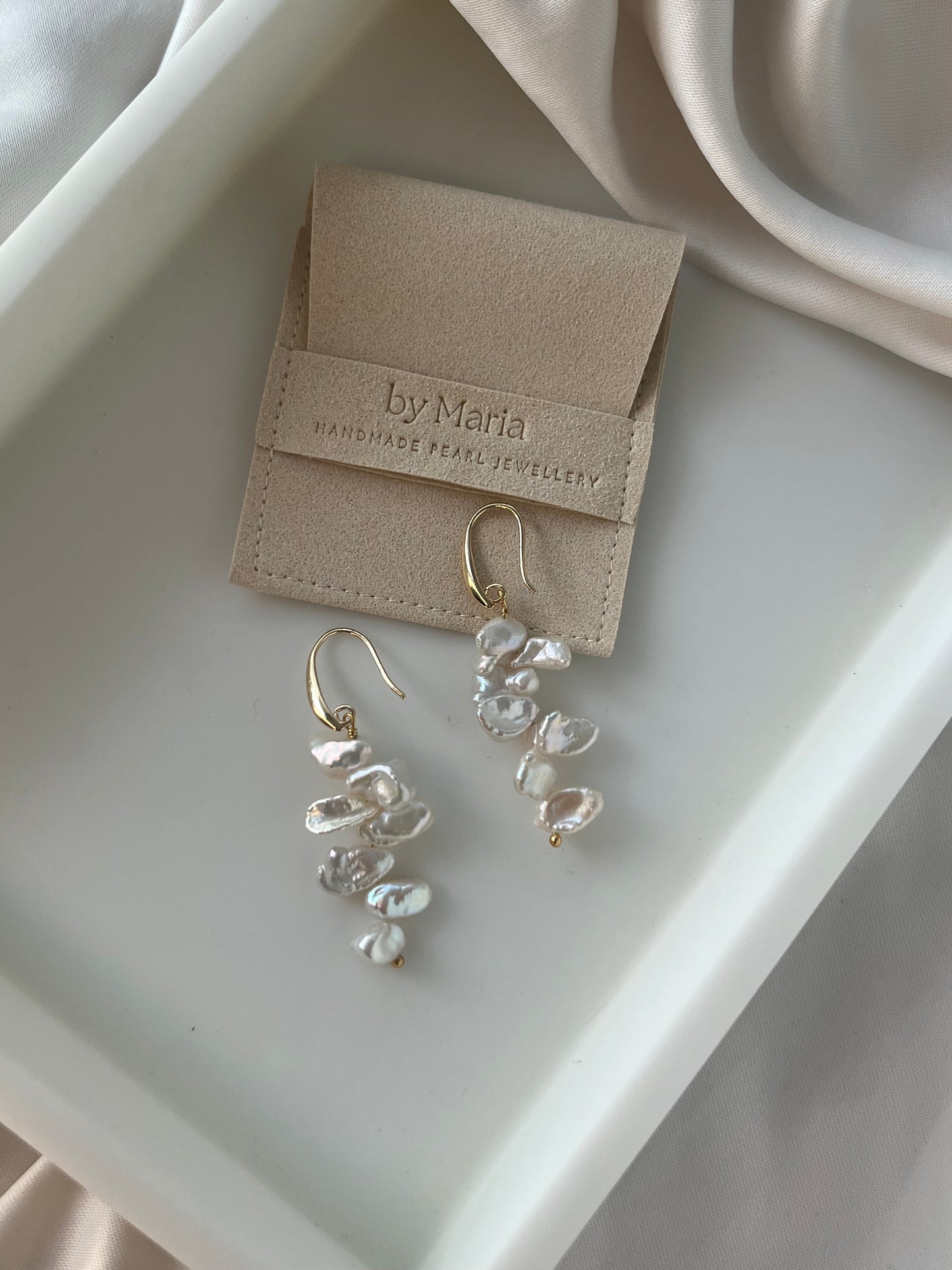 Amara Baroque Pearl Hook Earrings