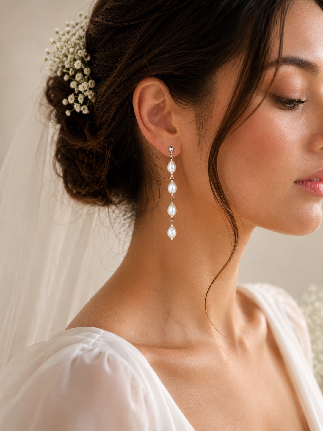 Eve Seed Pearl Earrings