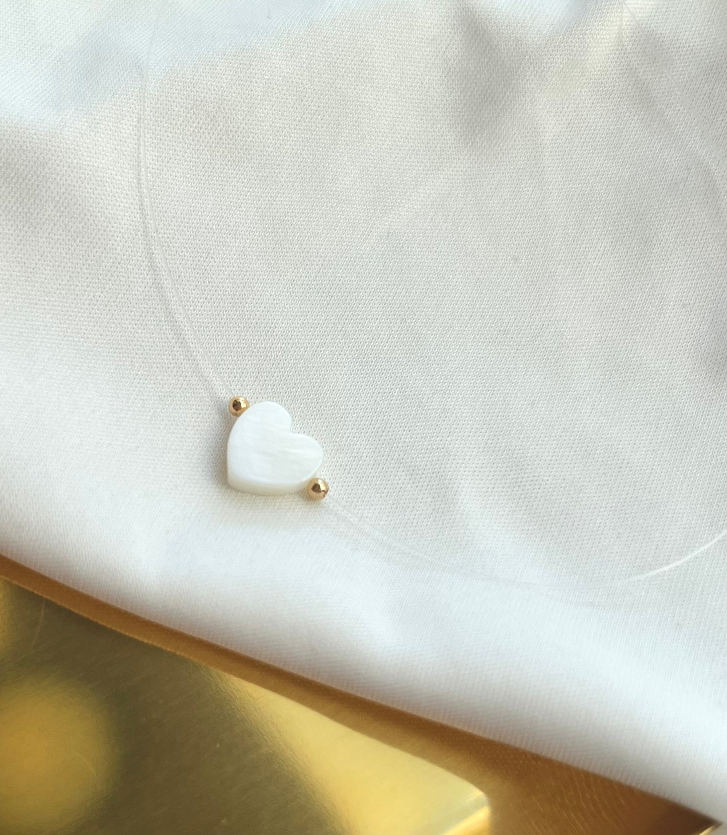 HEART PEARL NECKLACE