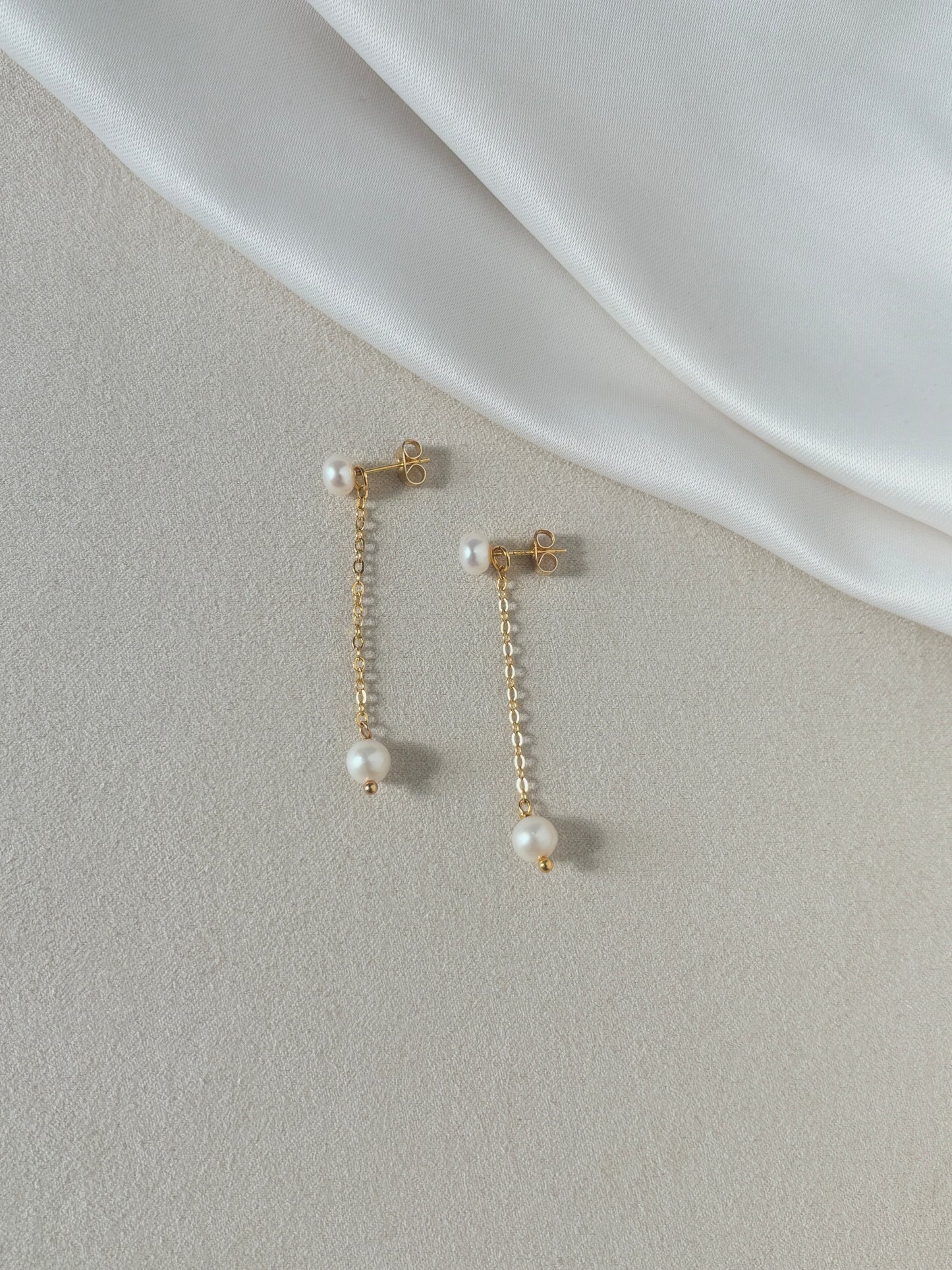 STELLA PEARL DROP EARRINGS