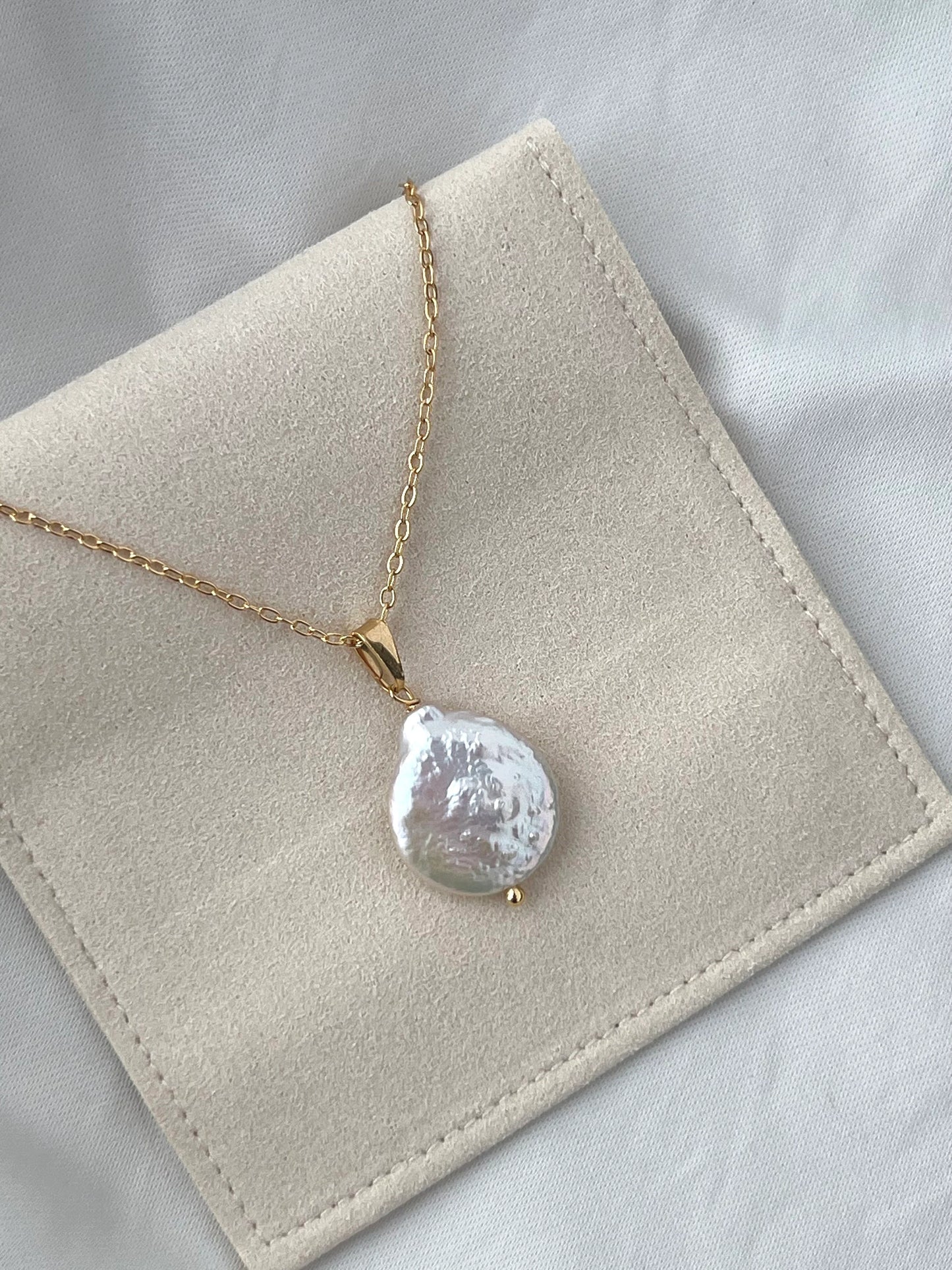 Mia Coin Pearl Necklace